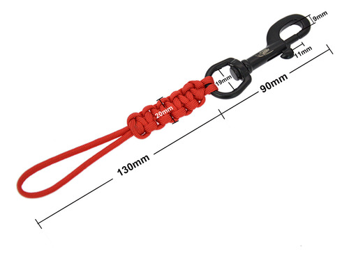 Gancho De Buceo Con Cordón Trenzado Para Bcd