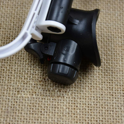 Lupa Ajustable 8x Con Luz Led Para Reparación De Relojes