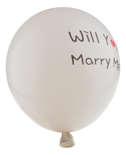 3 X 10 Globos Will You Marry Me, Globos De Propuesta, Globos