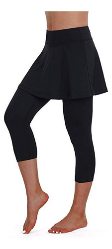 Leggings Casual Falda Para Mujer Pantalones De Tenis Dep [u]