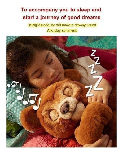 Zz Pequeño Peluche Interactivo Curious Bear Doll