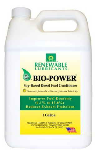 Renewable Lubricants Bio-power Summer Diesel Fuel Conditione (Reacondicionado)