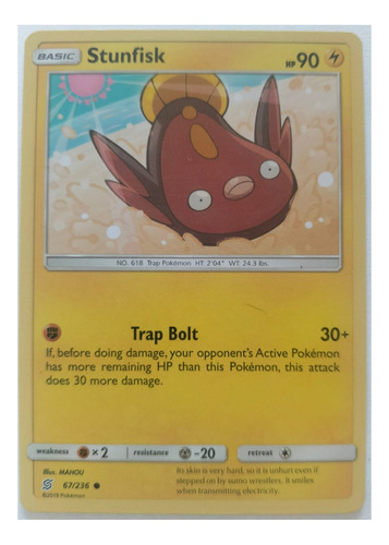 Pokémon Tcg Stunfisk 67/236