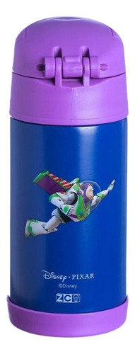 Garrafa Infantil Click Com Canudo Buzz Lightyear Toy Story