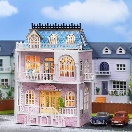 Kit De Casa De Munecas Flever En Miniatura Para Bricolaje...
