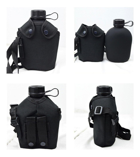 Cantimplora De Camping, Botella De Agua Militar De Aluminio