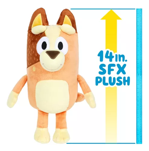 Peluche Bluey Talking Bluey De 13 Pulgadas, Interactivo