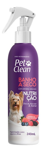 Kit 3 Banho Seco Pet Clean Com Aromas 240ml + Lenço Chalesco