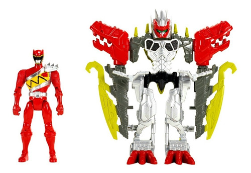 Power Rangers Deluxe Dino Charge Zord Armor Ranger Envíograt (Usado)