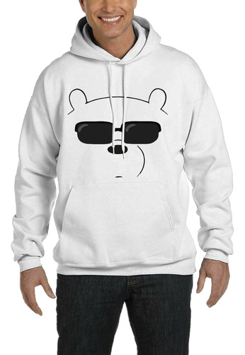 Sudadera Con Capucha Oso Con Lentes Negros Cool 309