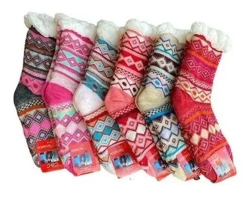 Calcetines Térmicos de Lana para Mujer Medias Cálidas de Invierno para el  Frío