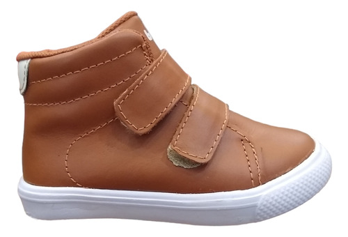 Botas Bibi Cuero Velcro Ultralivianas Casual Ergonomicas