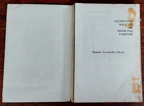 Elementos Básicos De Medicina Forense (Usado)