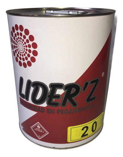 Pegamento De Contacto Liderz Mod. Z-20 Amarillo. 4lgalón