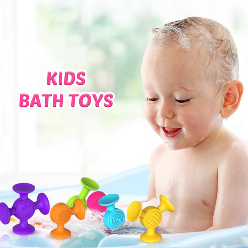 Pits De Baños De Taza De Succión Para Niños Pequeños: 12 Pcs