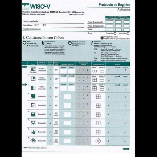 Material Wisc V Con Software Completo