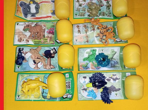 Kinder Sorpresa Natoons Lote 20 Figuras Foca Delfin Tortuga (Usado)
