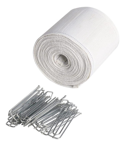 Cinta Plisadora Para Cortinas, Ganchos Metálicos,
