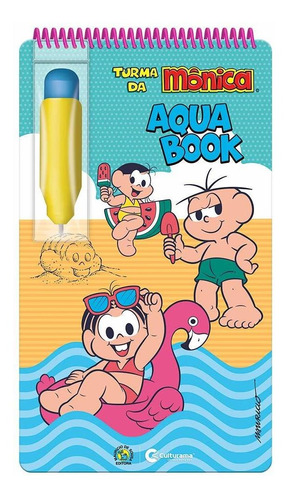 Aqua Book Turma Da Mônica - Culturama - Aquabook Pintando Usando Água