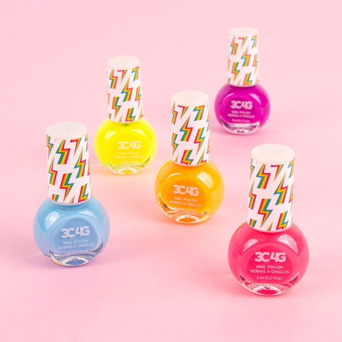 Set De Esmaltes De Uñas Make It Real Para Niños, 3 X 4 G, Co