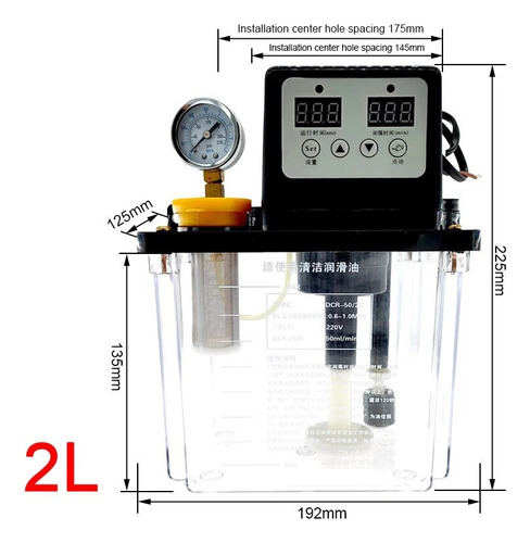 Para Bomba De Aceite Lubricante Automática 50ml/min 220v