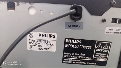 Toca 5 Cds Philips Cdc-265