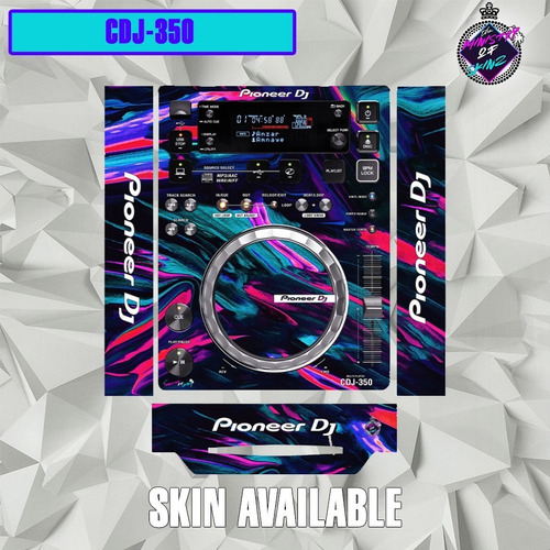 Pioneer Cdj-350 Calcomania-skin