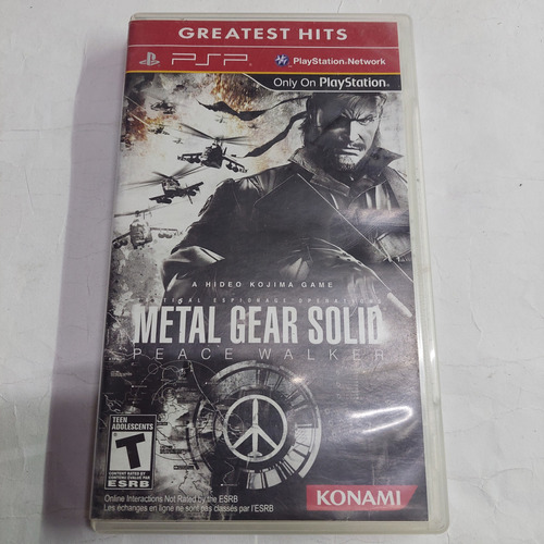 Metal Gear Solid Peace Walker Para Psp, Original
