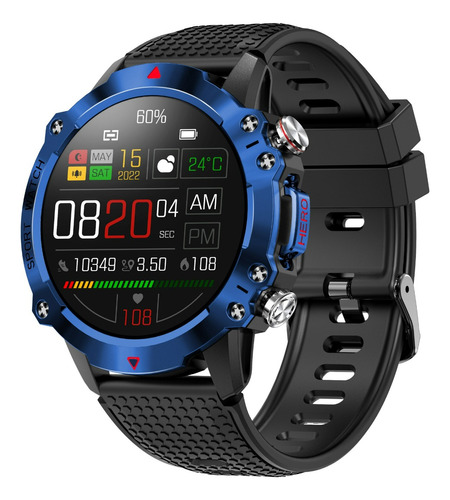 Reloj Inteligente Kr10 Con Rastreador Fitness Tracker