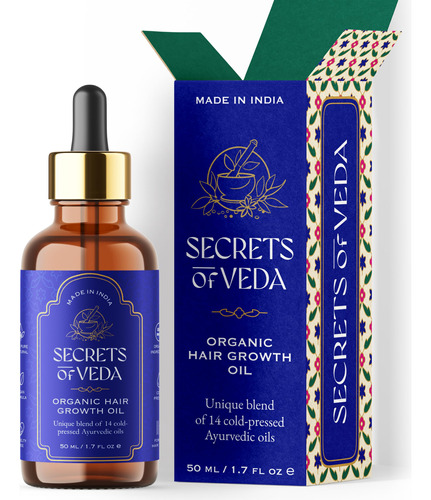 Secrets Of Veda Aceite Para El Cabello Ayurveda De La India