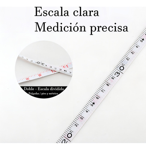 Cinta Métrica Larga De Fibra De Vidrio, 100 Metros