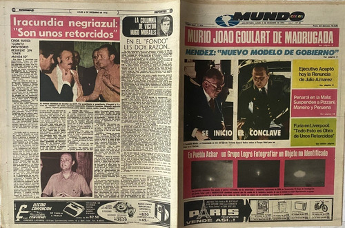 Mundocolor Nº 36 Diario, Dic 1976, Joao Goulart, Ex4