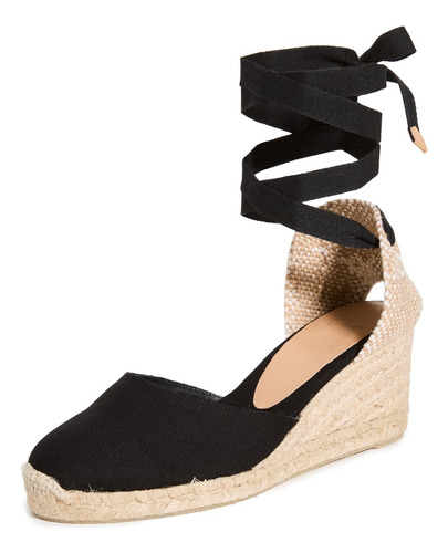 Espadrilles Mujer Castañer, Negro 100, 6.5 B07kgv788q_200324