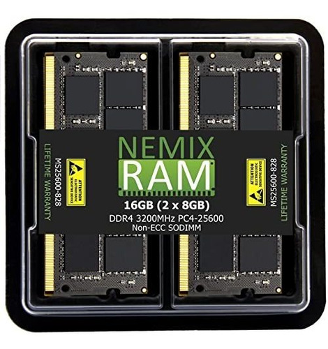 Kit De Memoria Sodimm Para Portátil Ddr4-3200 Pc4-25600 De 1