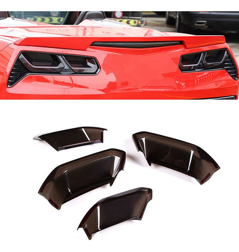 Funda De Luz Trasera Para Chevy Corvette C7 2014-2019, Color