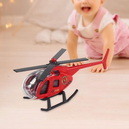 2 Conjunto De Helicópteros De Metal Para Niños Y 2 Piezas