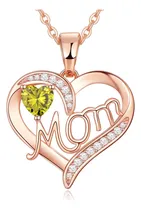 Comprar Día De La Madre Para Mamá Collar De Madre Para Su Mayo Piedr