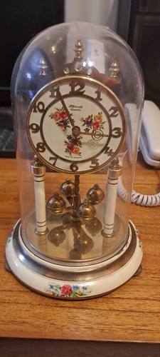 Reloj De Pie Hermle Aleman Antiguo Beige (Usado)
