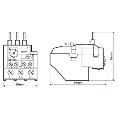 Relé Térmico Para Contactor 37-50a Ip20