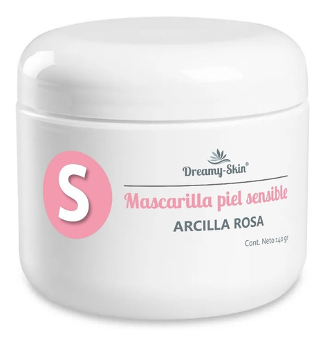 Mascarilla Piel Sencible Arcilla Rosa 140gr - Dreamy Skin