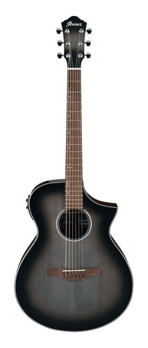 Guitarra Electroacústica Ibanez Aewc11-tcb Carbón Envio Full
