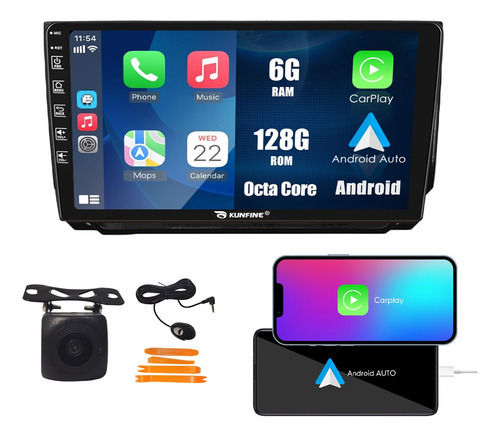 Radio Estéreo Android Para Seat Ibiza/arona 2018-2021 6+128g