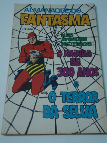 Almanaque Do Fantasma De 1973 C/ 2 Hstórias Raras Rge Grátis