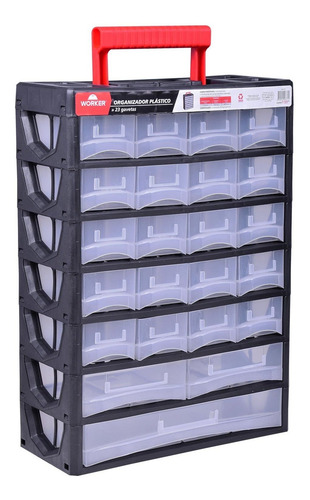 Organizador Plastico 23gav 31,5x14x44,5cm Worker