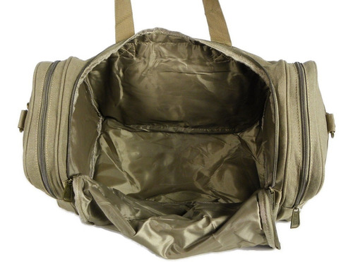 Imagem 5 de 5 de Bolsa Sacola De Viagem Lona Kvn Transversal Mala De Mão 50 L