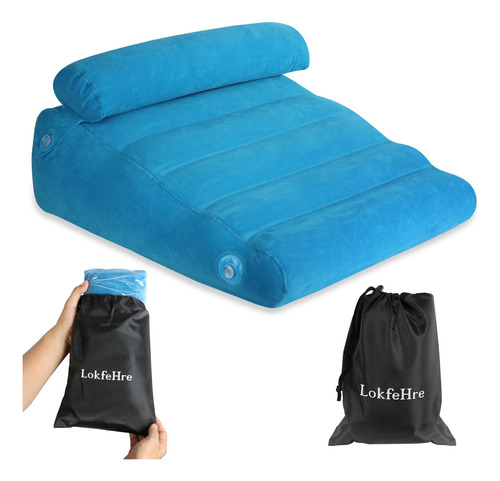 Lokfehre Almohada De Cua Inflable Para Viajes. Almohada De C