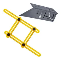 Comprar Escuadra Carpintero Angulo 45-90º + Plantilla Multiangulo S.