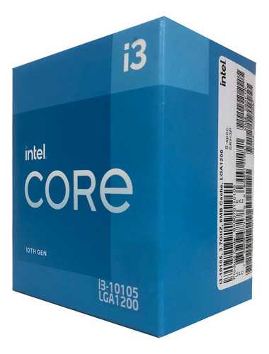 Microprocesador Intel Core I3-10105 Lga1200 4 Nucleos 10g Mg