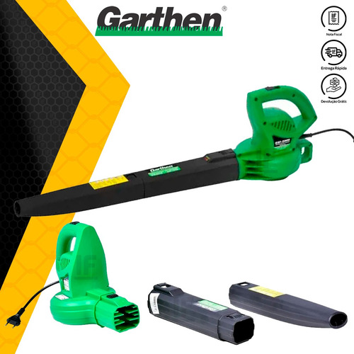 Soprador De Folhas Elétrico Garthen Gsf-2000 2000w 60hz