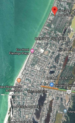 Imagen 2 de 8 de 2a Fila En Celestun Cerca Del Centro Con Todos Los Servicios En Puerta Con 7152 M²